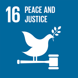 SDGs 16. Peace, justice and effective institutions