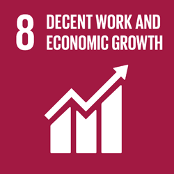 SDGs 8. Decent work and economic growth