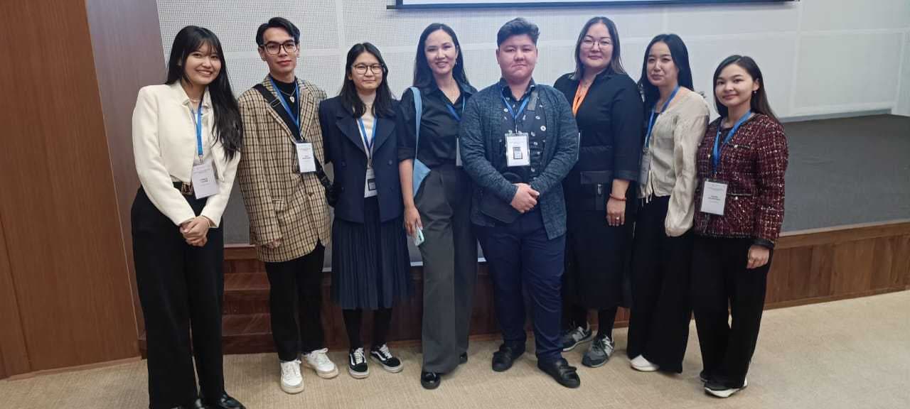 On September 30, 2023, AIU students studying in the specialty “Foreign Language: Two Foreign Languages” demonstrated outstanding skills and innovative ideas at the Multilingual Education Symposium, which was held at Nazarbayev University in the Graduate School of Education. — 1