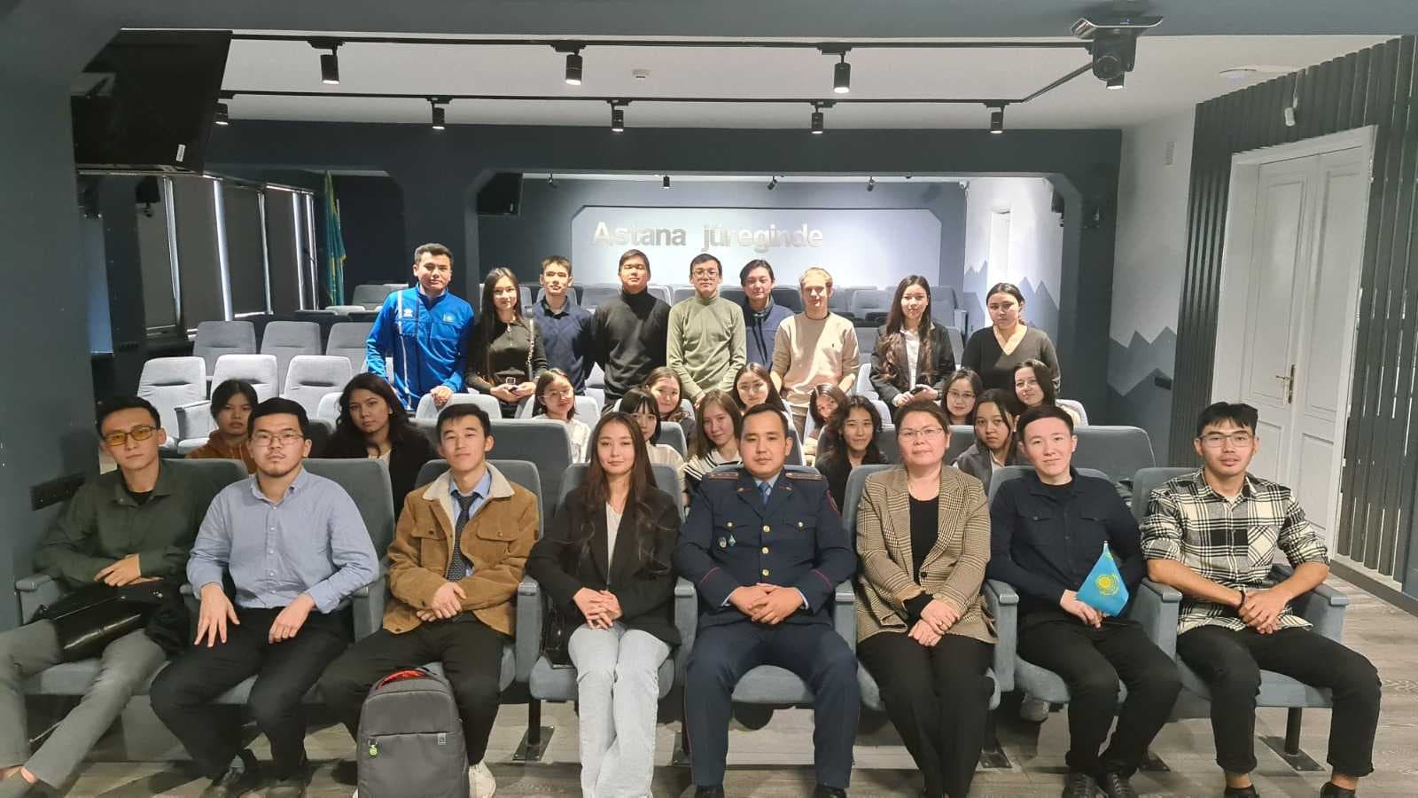 The Pedagogical Institute of Astana International University held a series of guest lectures on the topic “Prevention and Preventive Measures of Internet Fraud, Gambling Addiction and Drug-Plundering Activities Among Youth.” — 4