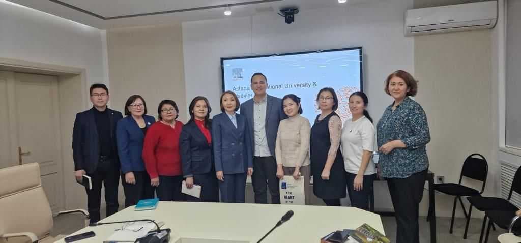 An informational meeting with Bakdaulet Erkhanov, Regional Head of Informascope, representative of Elsevier in Central Asia — 2