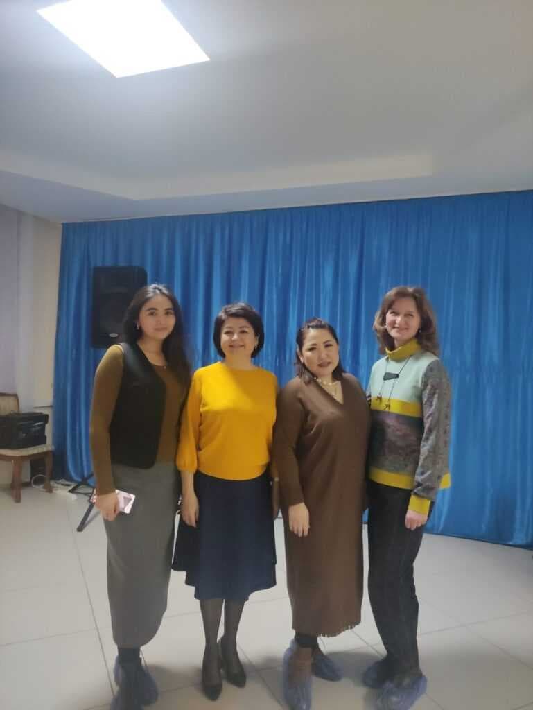 On 11/09/2023, as part of educational work, a creative meeting was held between the teaching staff and students of the Higher School of Arts and Design of Astana International University with students of the Nurly Zhurek Social Service Center. — 1