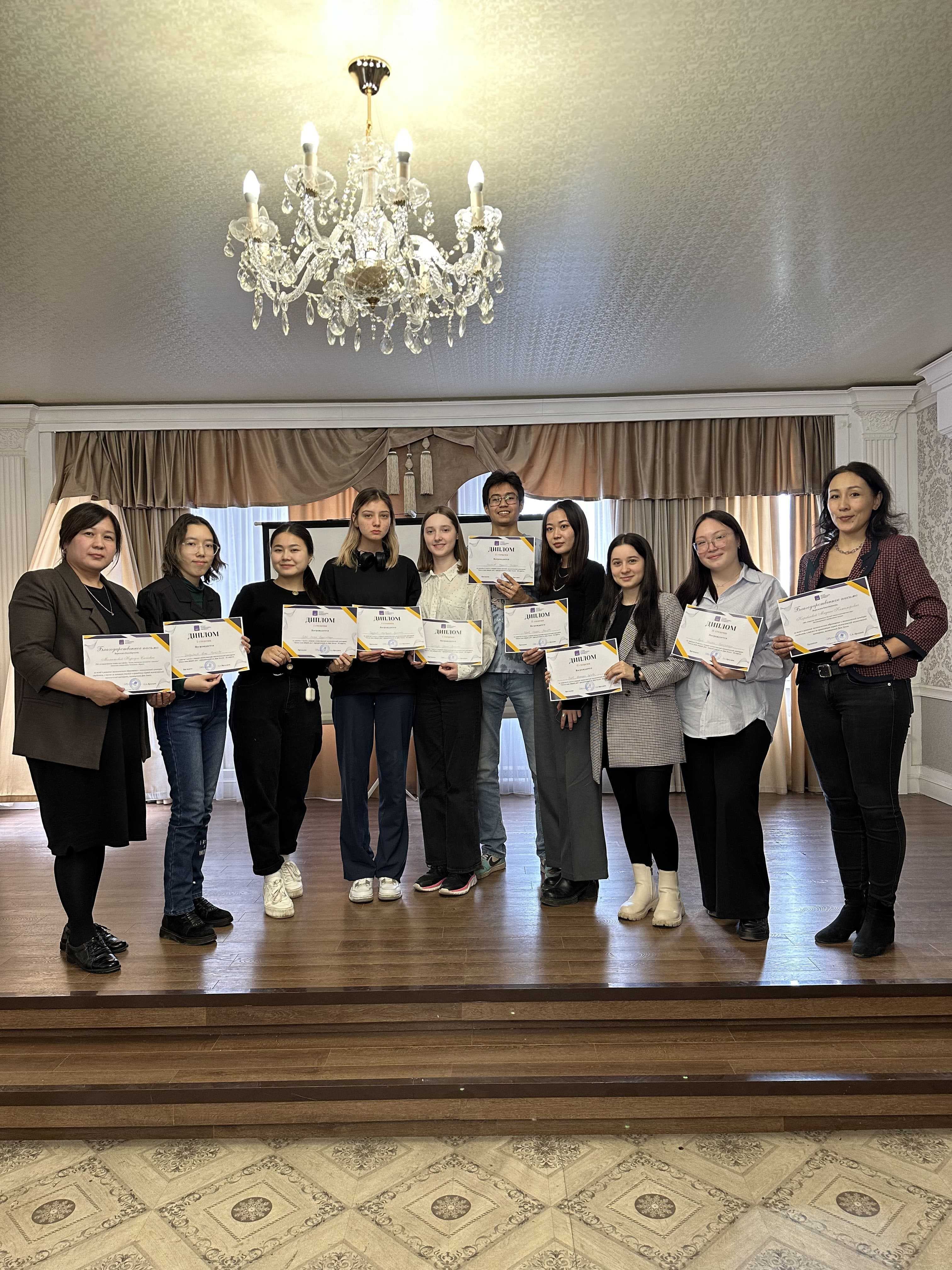 School of Natural Sciences held the first interuniversity environmental quiz (dedicated to Earth Day) among Ecology students of our university and the Kazakh University of Technology and Business — 3