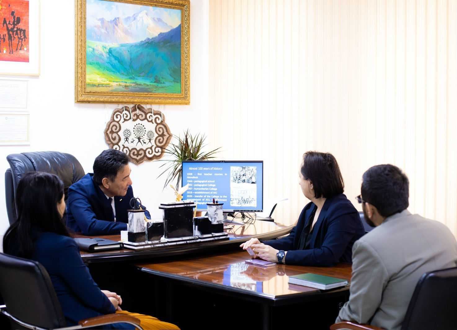 Meeting of the President of Astana International University with the Leadership of the School of Engineering and Digital Sciences of Nazarbayev University — 2