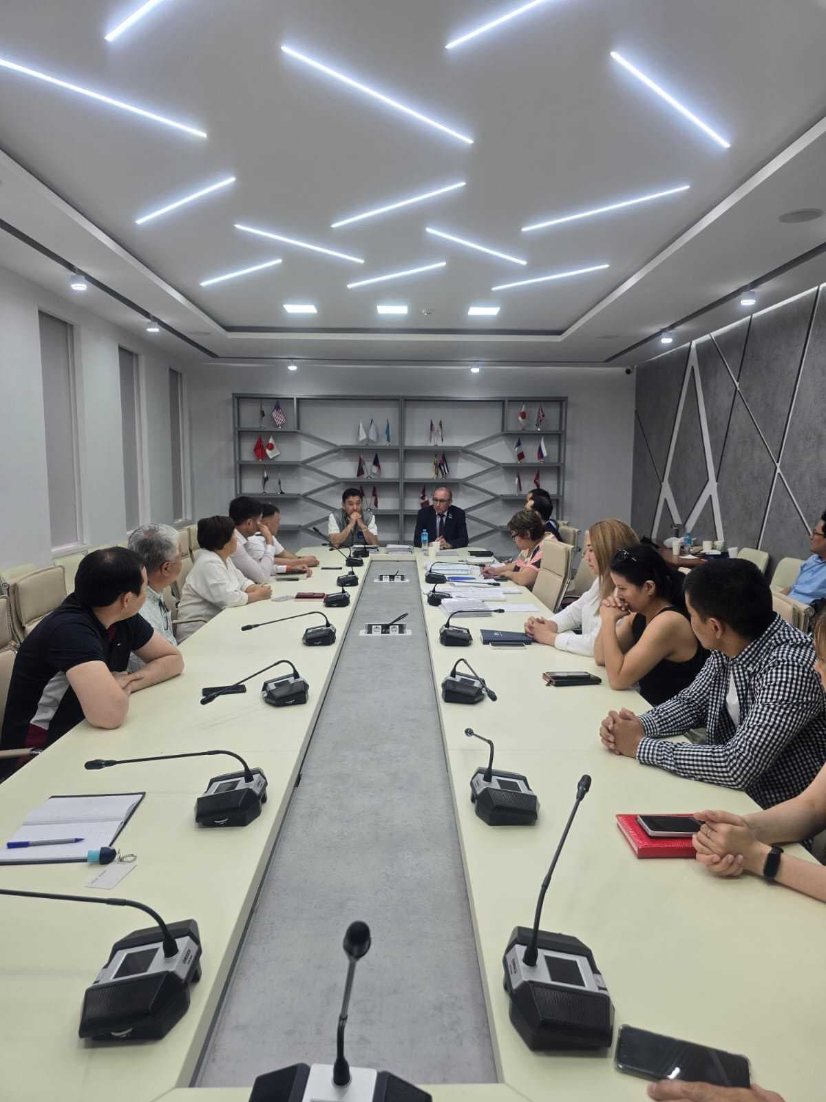 Meeting with the deputy of the Majilis of the Parliament of the Republic of Kazakhstan M. Bashimov — 12