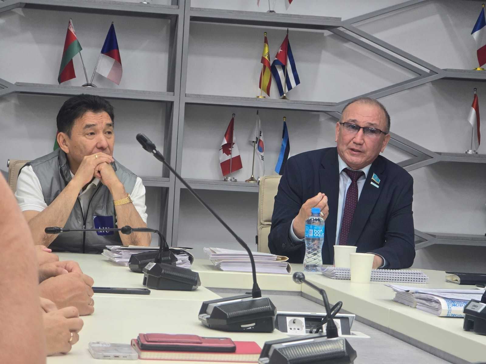 Meeting with the deputy of the Majilis of the Parliament of the Republic of Kazakhstan M. Bashimov — 2