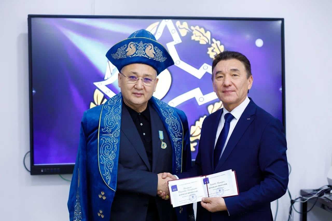 The CSTO Deputy Secretary General MASADYKOV Taalatbek Shamudinovich  becomes Honorary Professor of AIU — 1