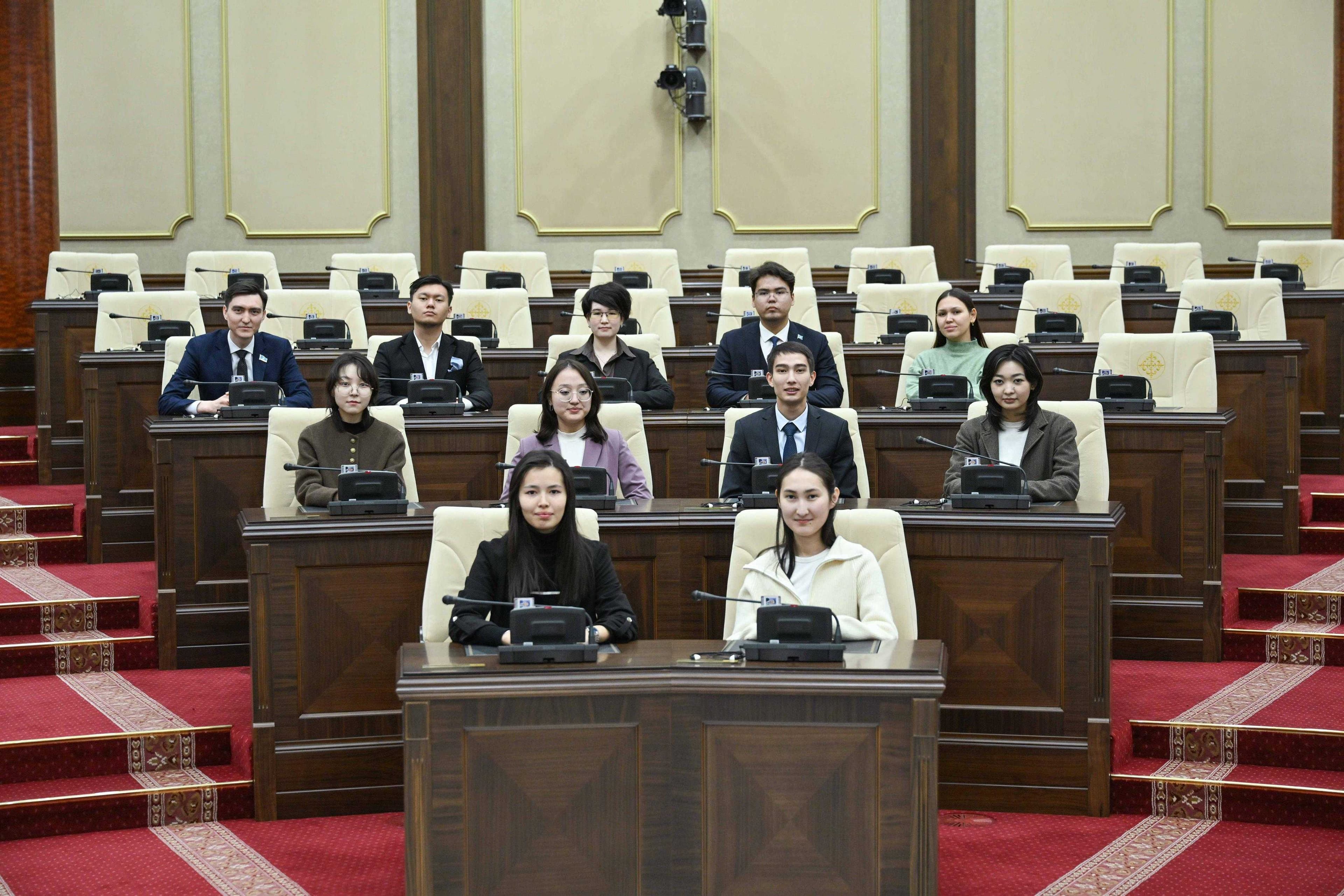 Students of the School of Arts and Humanities visited the Parliament of the Republic of Kazakhstan — 2