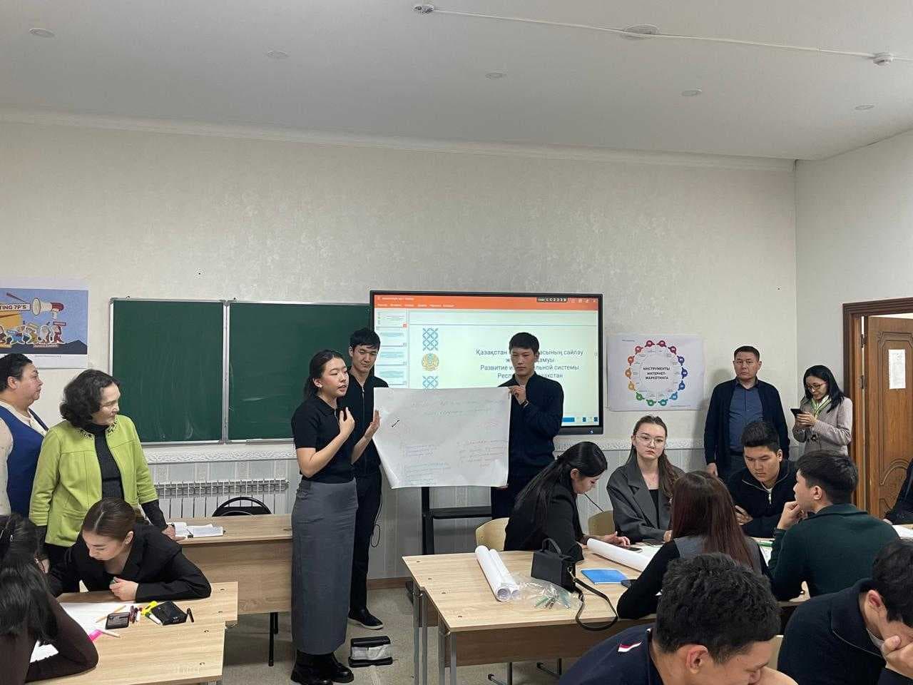 AN EVENT DEDICATED TO WORLD ELECTION DAY WAS HELD AT ASTANA INTERNATIONAL UNIVERSITY — 2