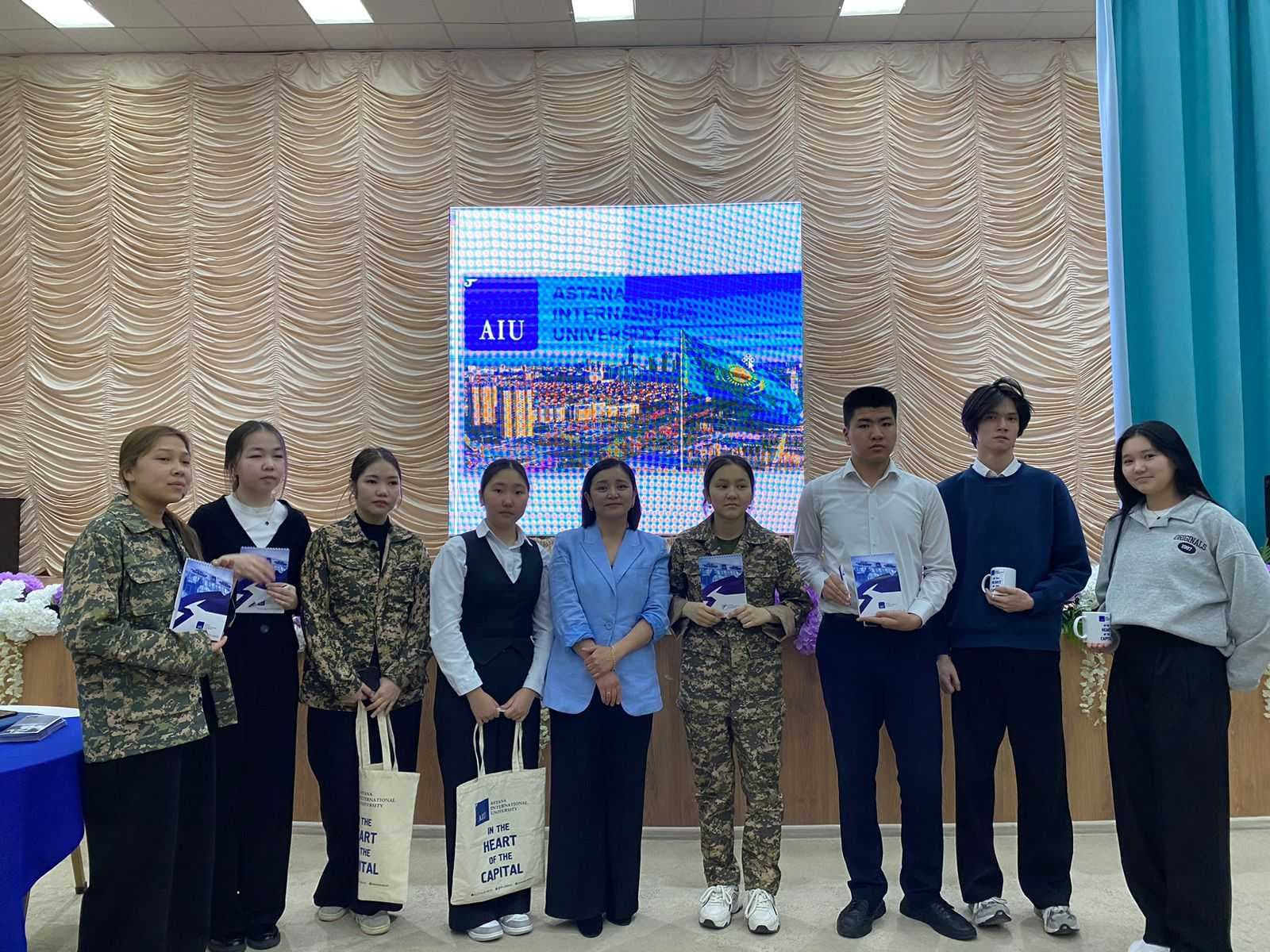 AIU Representative Held a Career Guidance Meeting at School-Gymnasium No. 78 — 3