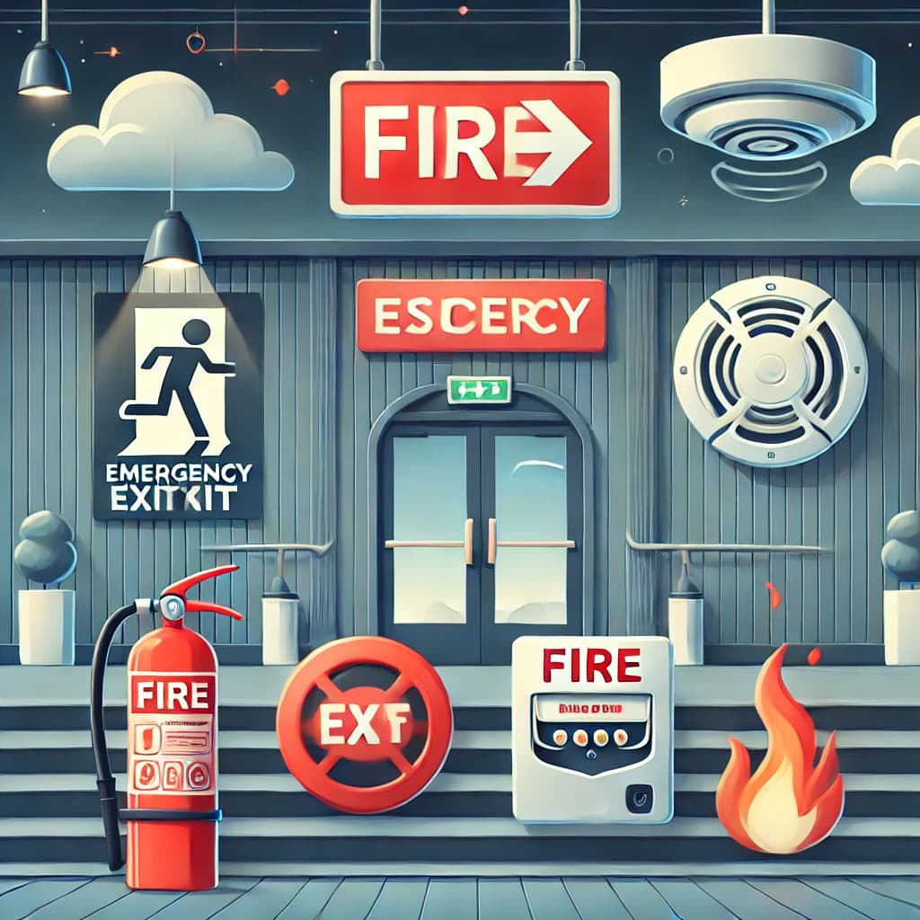 Fire Safety Rules in Crowded Places – Esil District Emergency Department, Astana Emergency Situations Department — 1