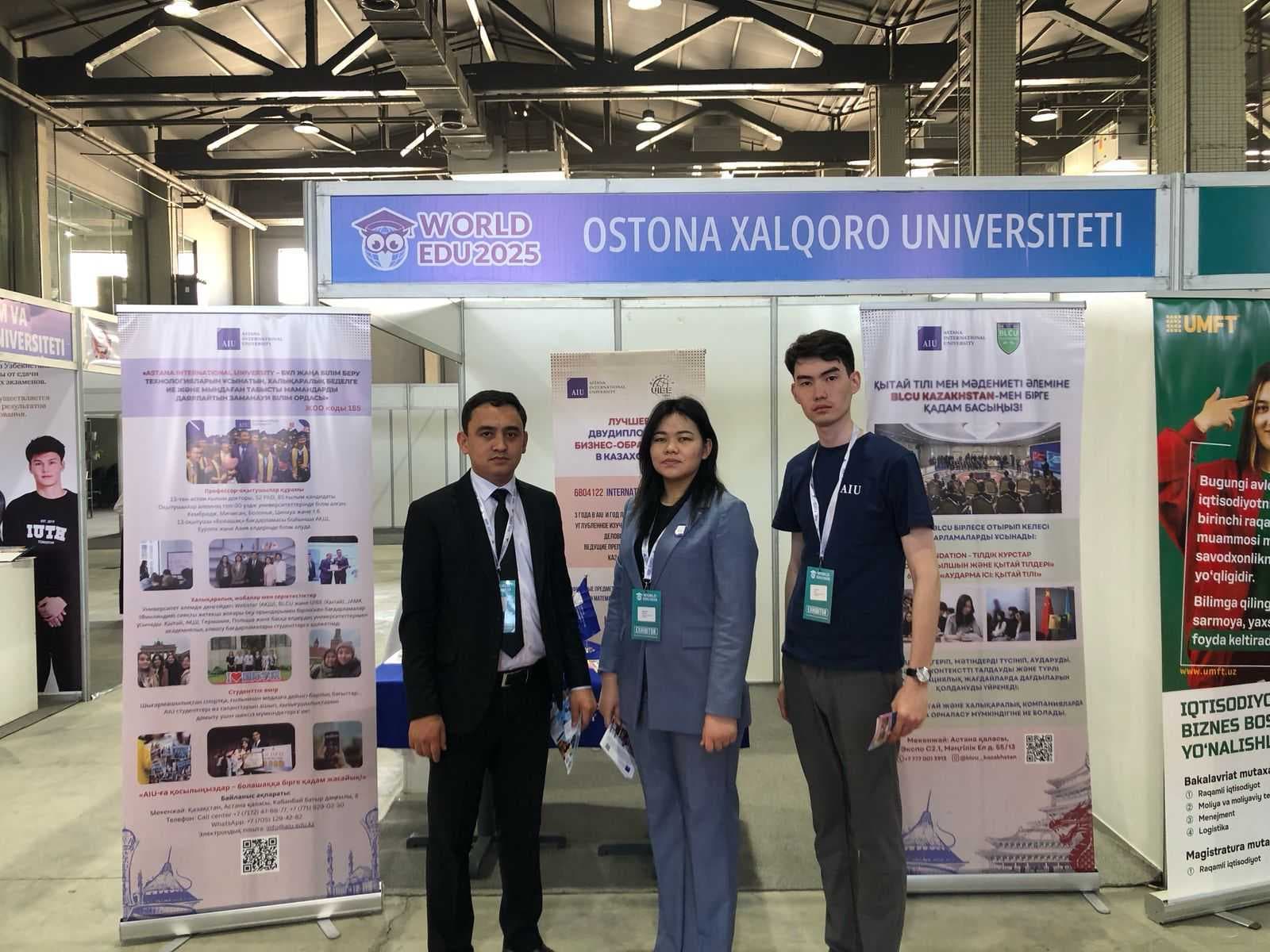 AIU Participated in the International Education Fair WORLD EDU 2025 in Samarkand — 4