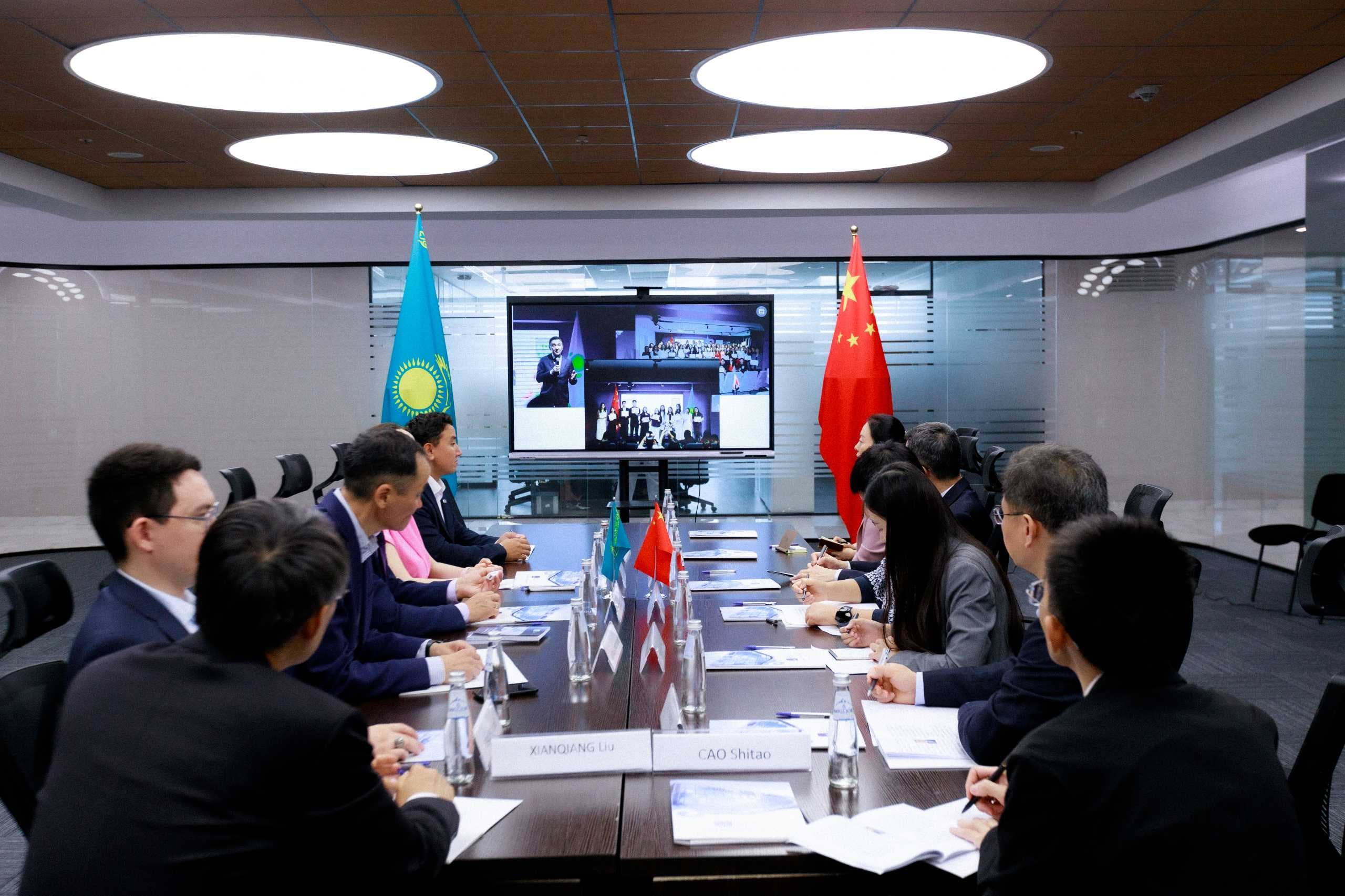 CPC Central Committee Delegation Visits BLCU Branch in Astana — 4