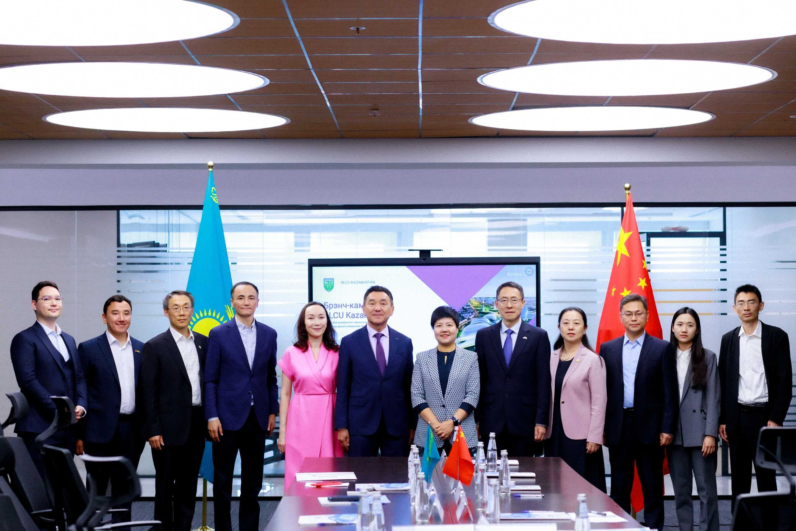 CPC Central Committee Delegation Visits BLCU Branch in Astana — 9