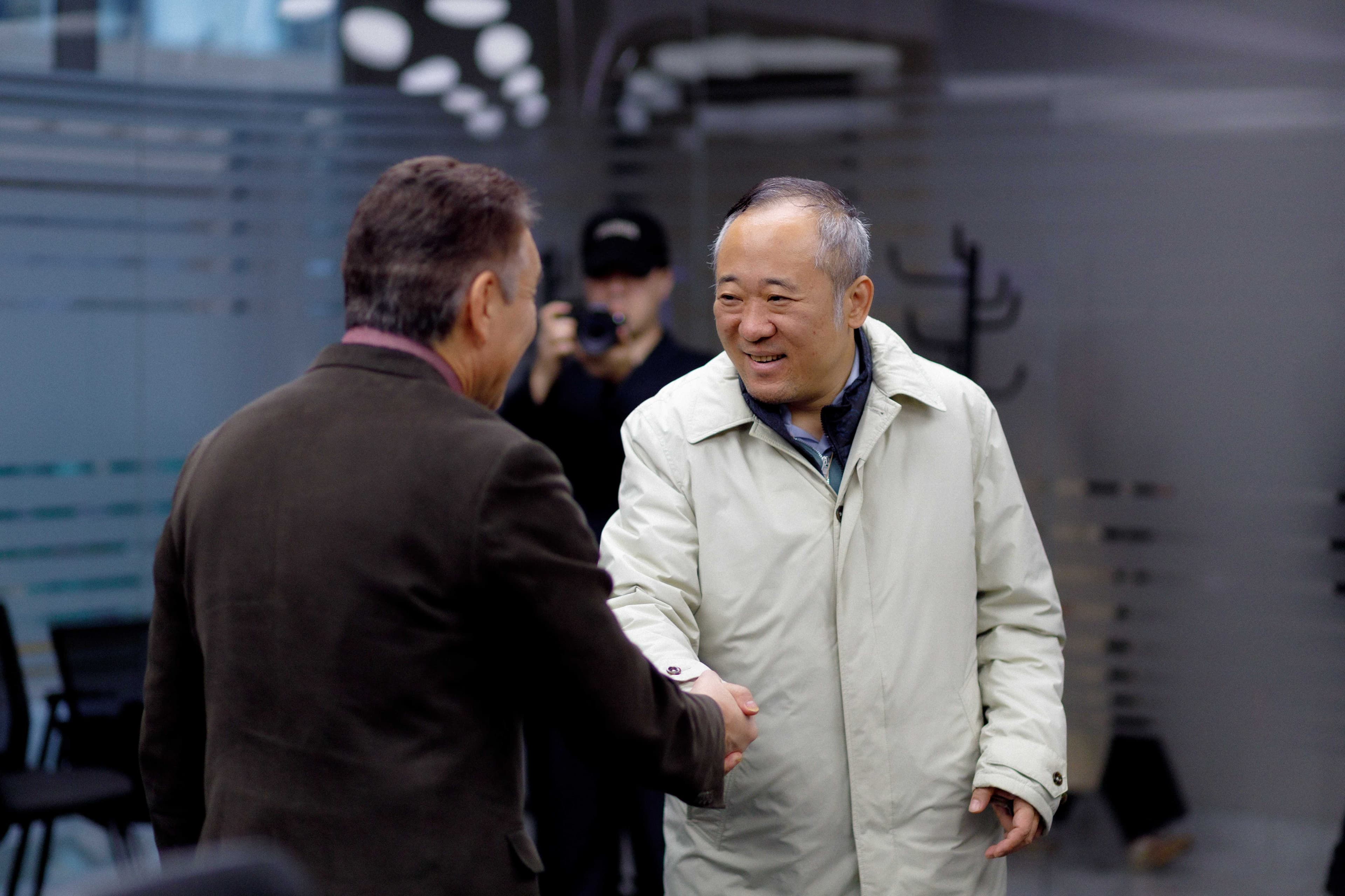 President Duan Peng visited the Beijing Language and Culture University branch at AIU. — 9