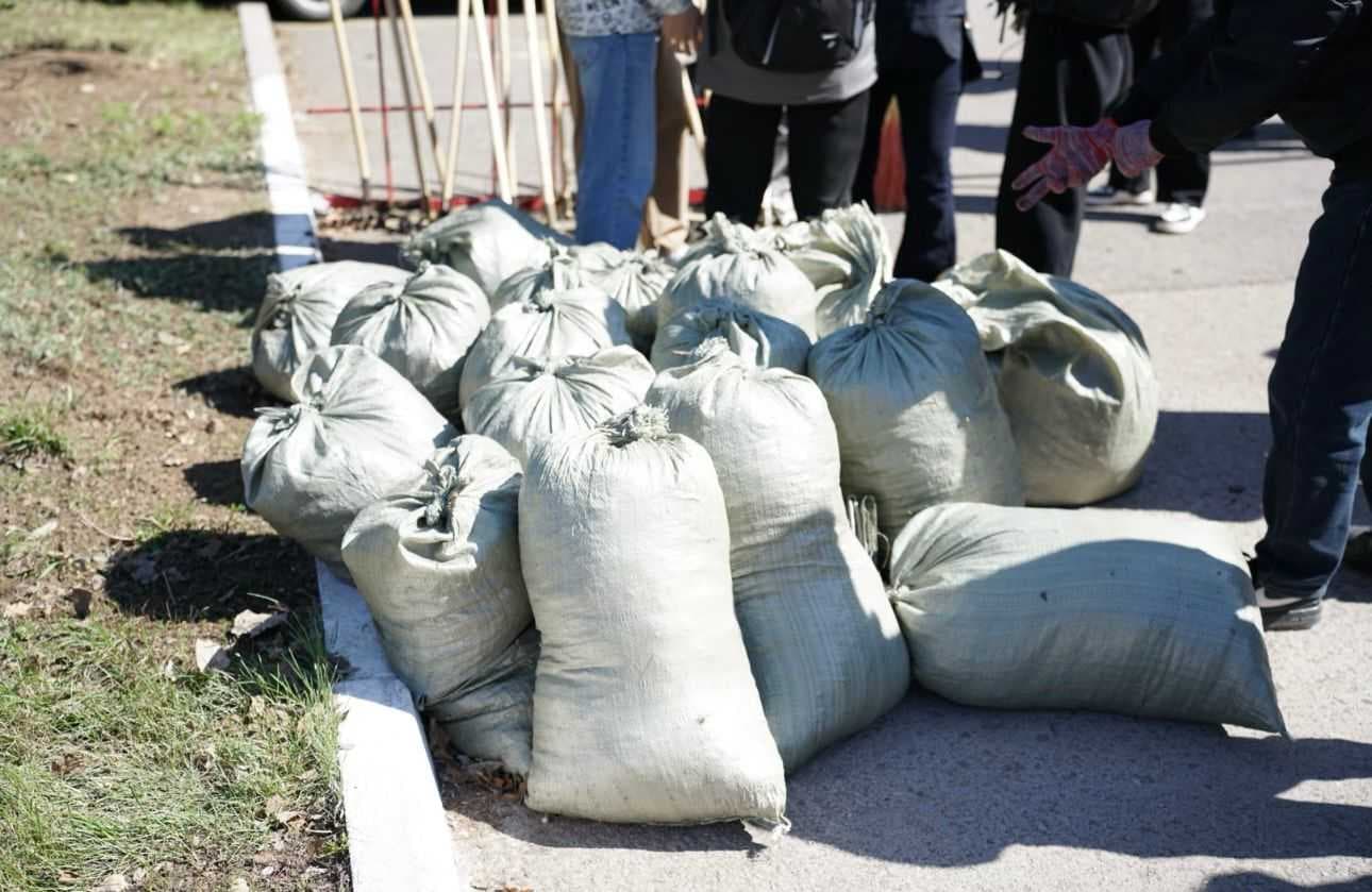 «Ұлттық мұра – ел аманаты»: Студенты AIU приняли участие в экологической акции «Таза Қазақстан» — 5