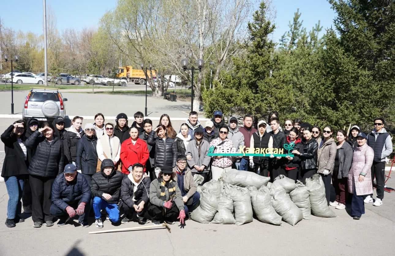 «Ұлттық мұра – ел аманаты»: Студенты AIU приняли участие в экологической акции «Таза Қазақстан» — 8