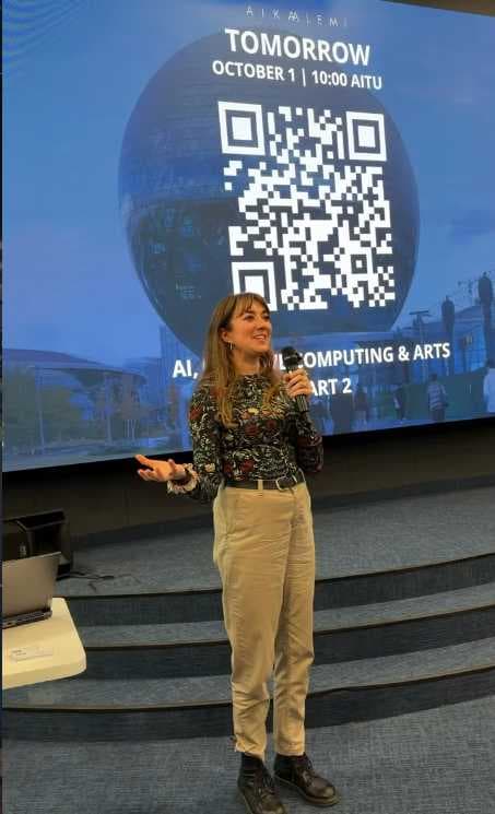 Старший преподаватель Creative Computing Institute Никола Плант встретилась со студентами AIU — 4
