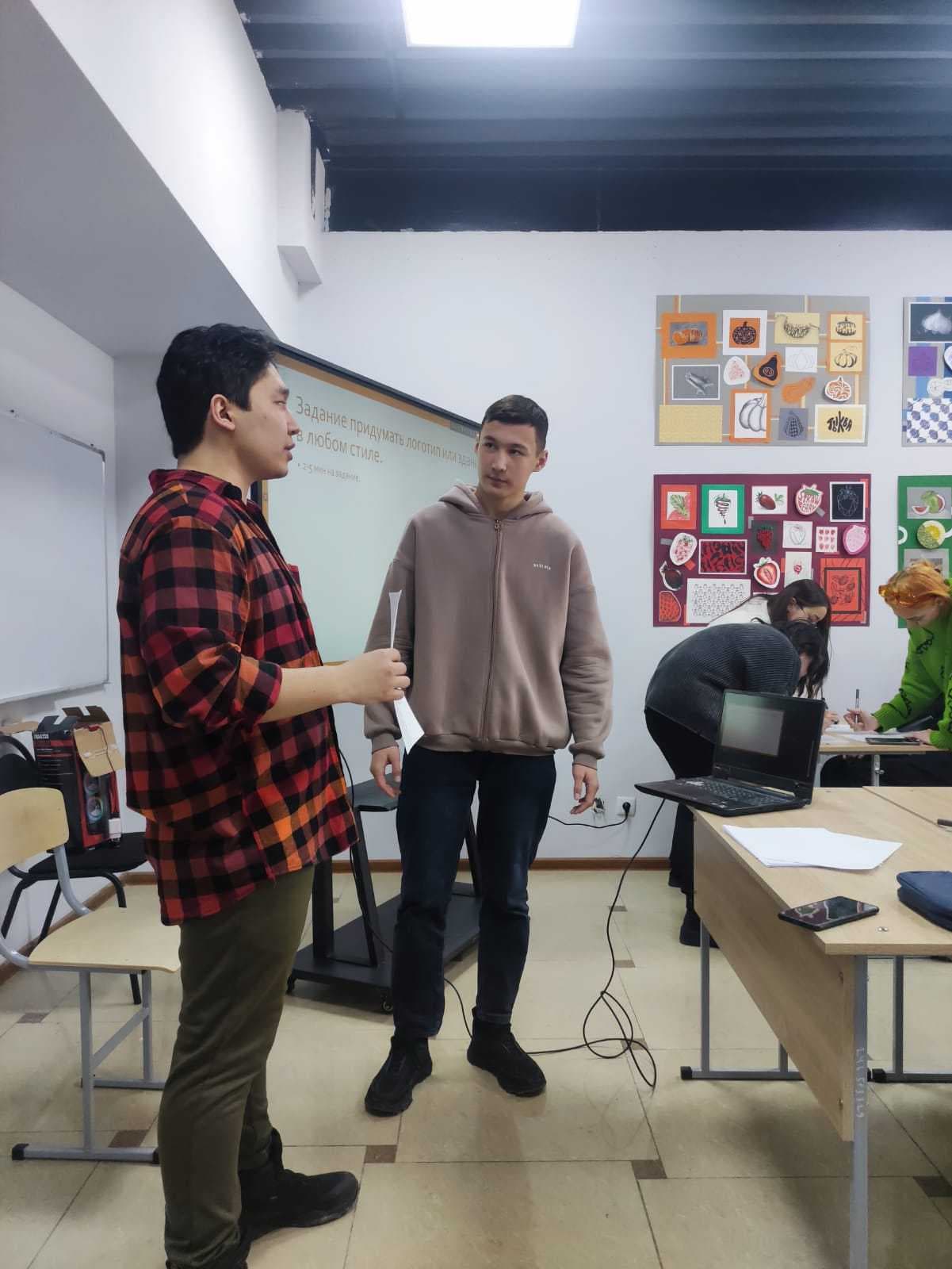 On 02/22/2024, a meeting was held with Duisenbekov University graduate Adlet, in the new format “Face Time” - “Successful graduates share their experience.” — 10