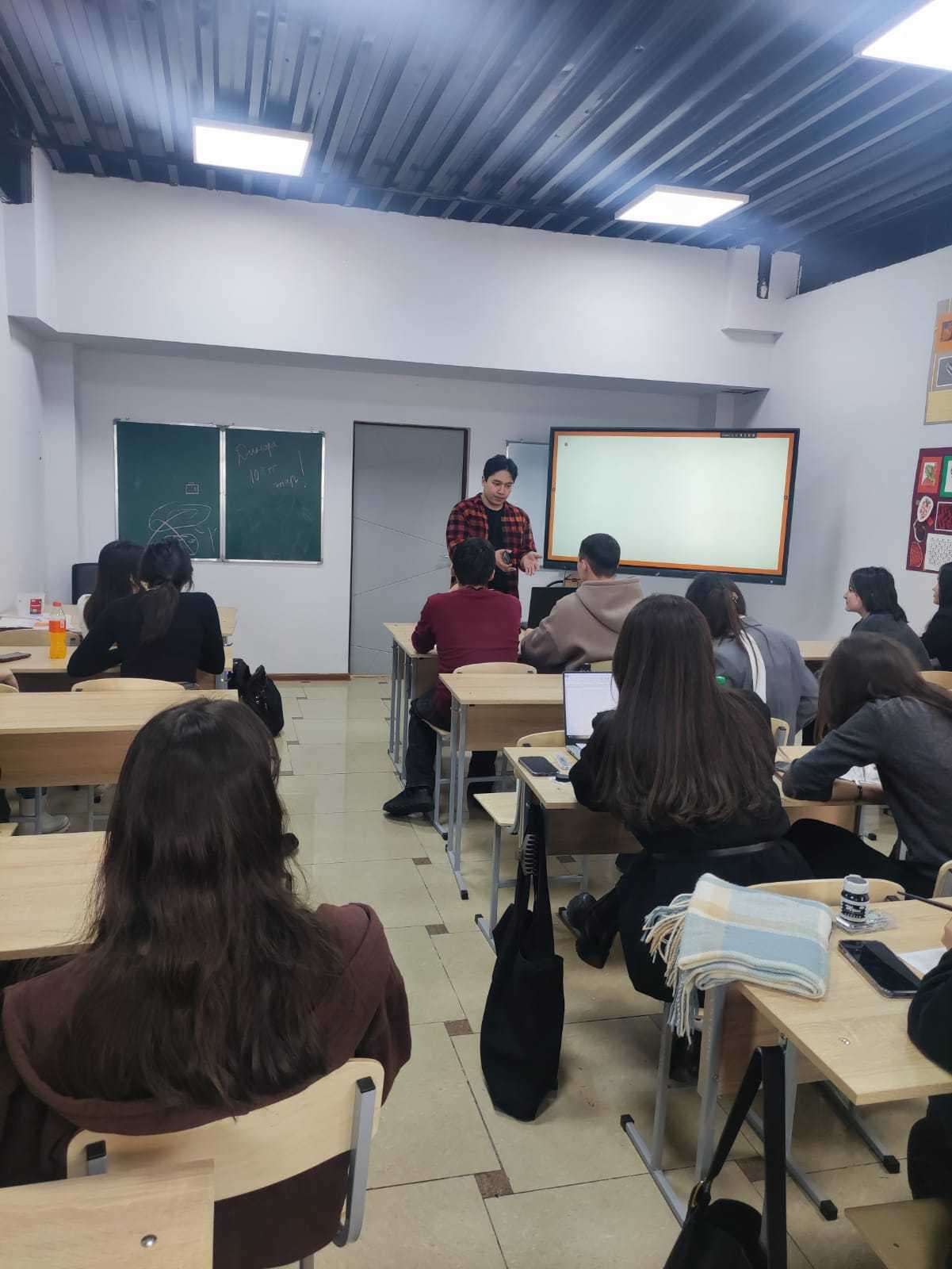 On 02/22/2024, a meeting was held with Duisenbekov University graduate Adlet, in the new format “Face Time” - “Successful graduates share their experience.” — 3