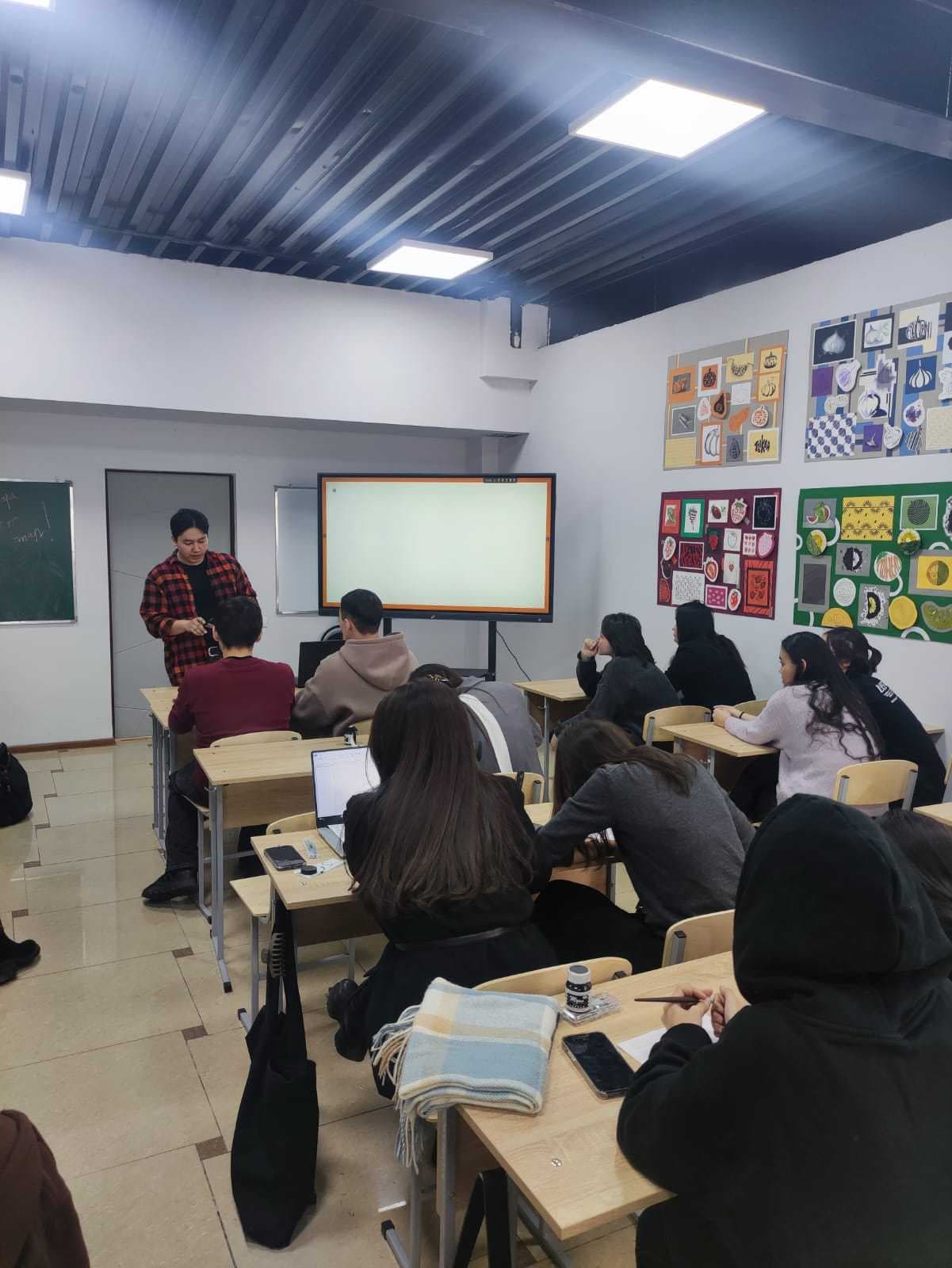 On 02/22/2024, a meeting was held with Duisenbekov University graduate Adlet, in the new format “Face Time” - “Successful graduates share their experience.” — 4