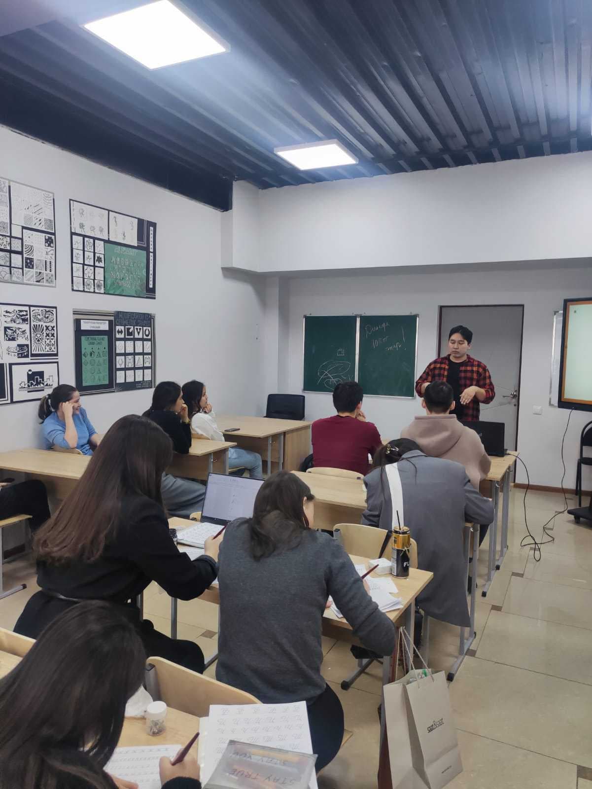 On 02/22/2024, a meeting was held with Duisenbekov University graduate Adlet, in the new format “Face Time” - “Successful graduates share their experience.” — 5