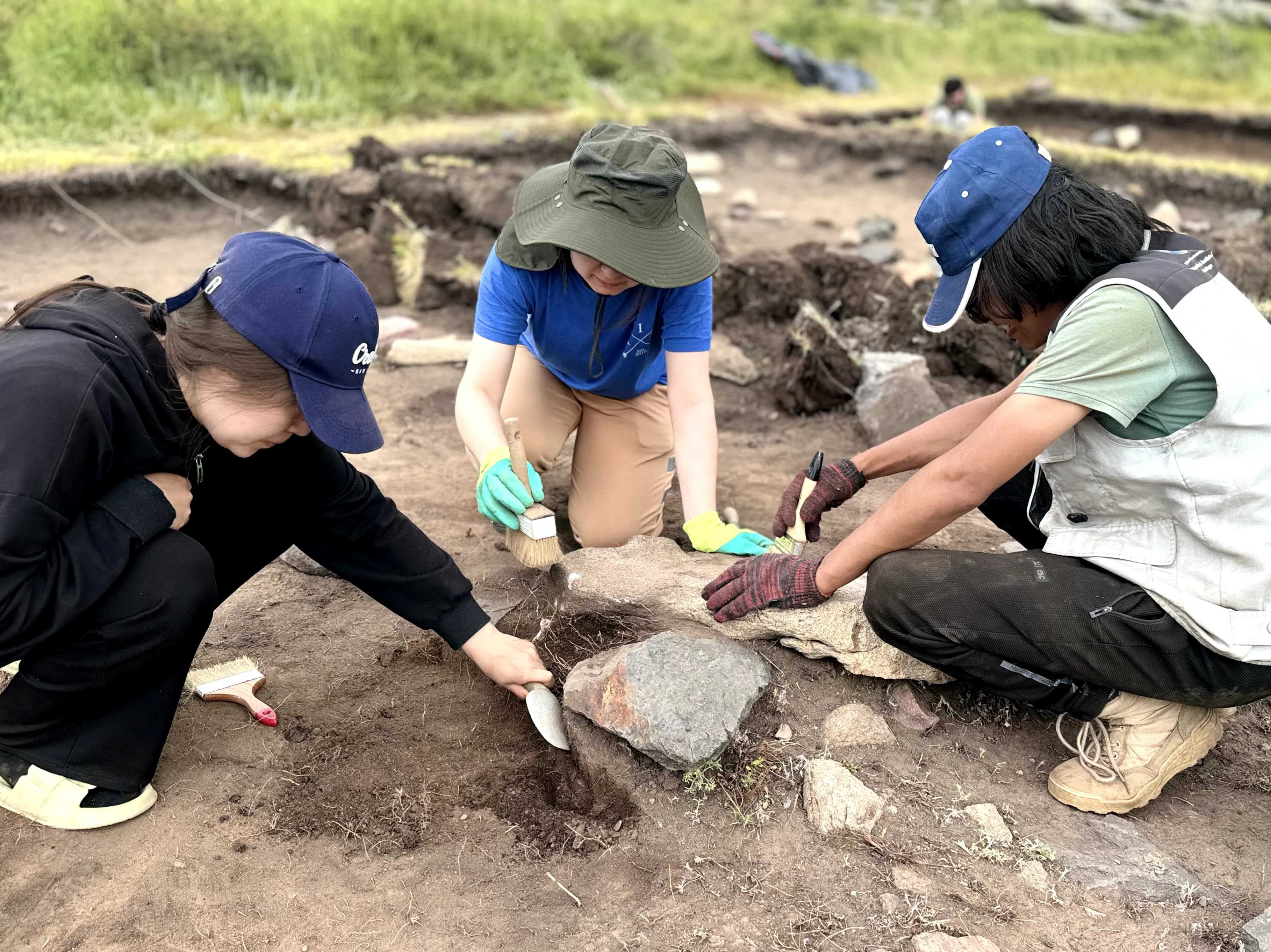 Juniors of Education Programme "History" at the Pedagogical Institute are on an expedition to the Akbaur archaeological complex of the Ulan district at the East Kazakhstan region — 2