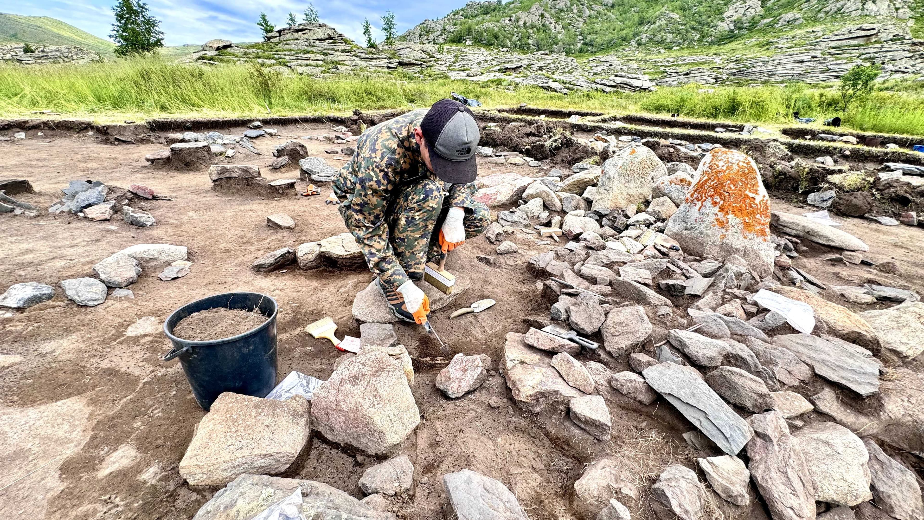 Juniors of Education Programme "History" at the Pedagogical Institute are on an expedition to the Akbaur archaeological complex of the Ulan district at the East Kazakhstan region — 3
