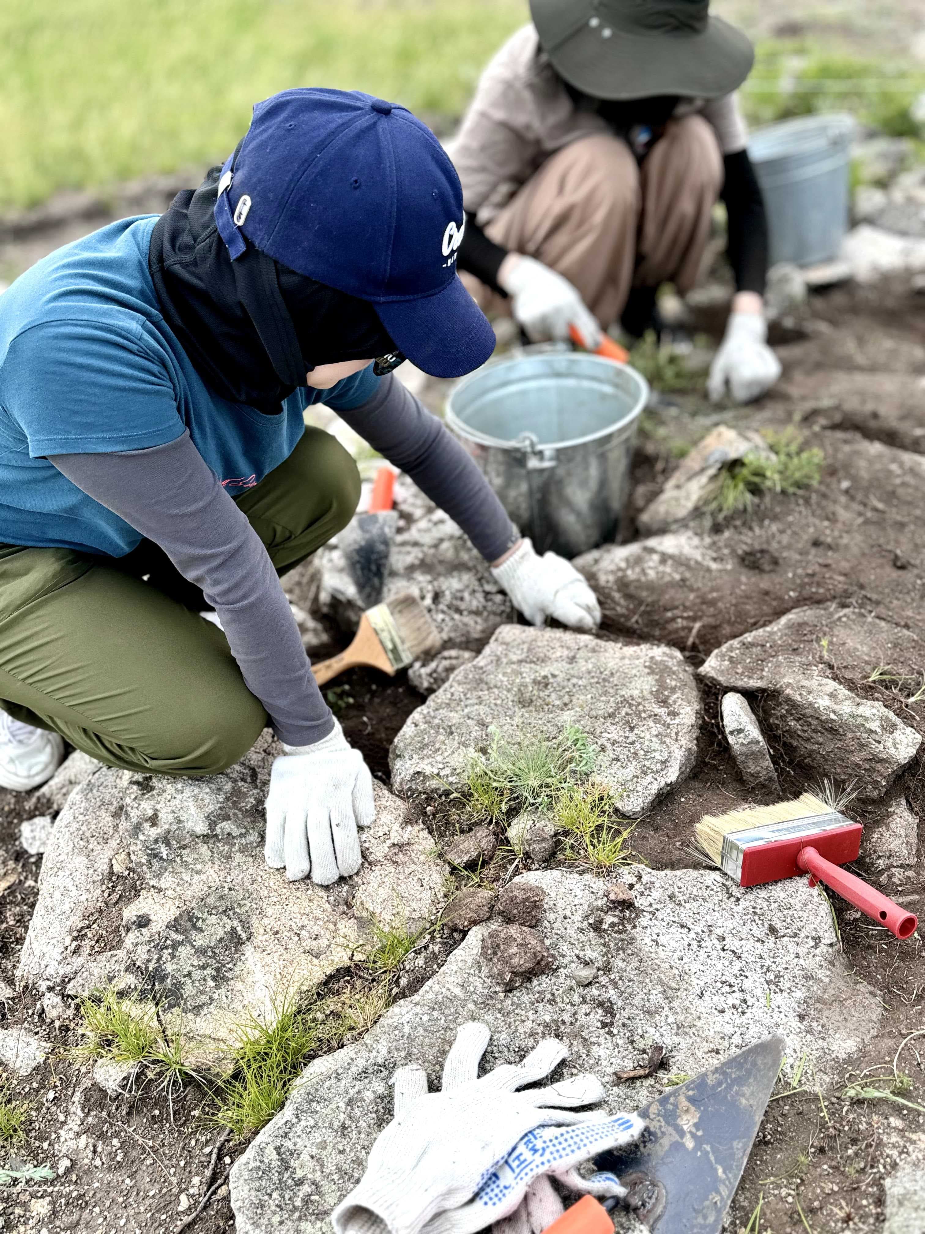 Juniors of Education Programme "History" at the Pedagogical Institute are on an expedition to the Akbaur archaeological complex of the Ulan district at the East Kazakhstan region — 1